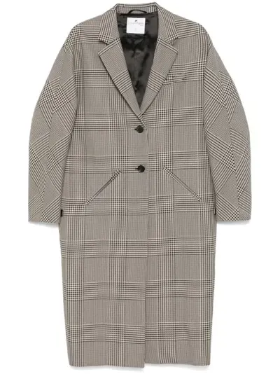 Courrèges Cocoon Coat In Neutrals