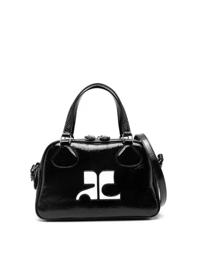 Courrèges Crossbody Bag In Black