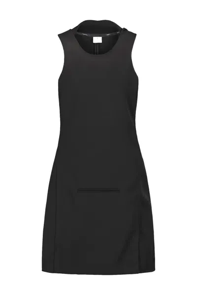 Courrèges Dress Oblique Space In Black