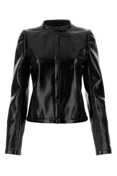 Courrèges Coats & Jackets In Black