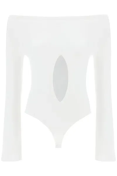 Courrèges Body In Jersey Con Cut Out In Multicolor