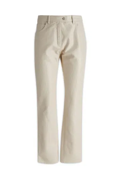 Courrèges Pantaloni In White