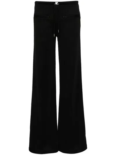 Courrèges Interlock Track Pants In Black