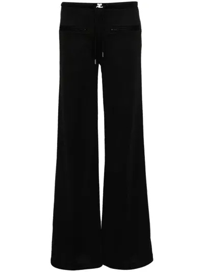 Courreges Pre Baggy Track Pants In Black