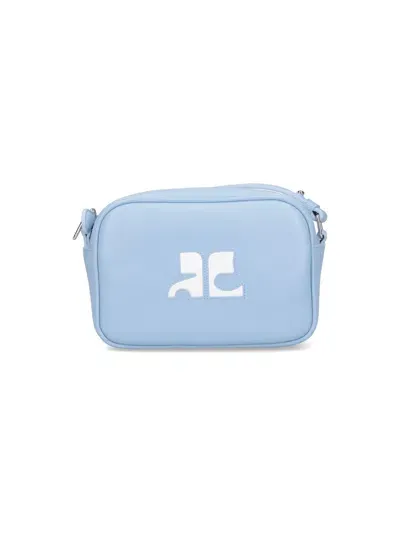 Courrèges "reedition Camera Bag" Crossbody Bag In Blue