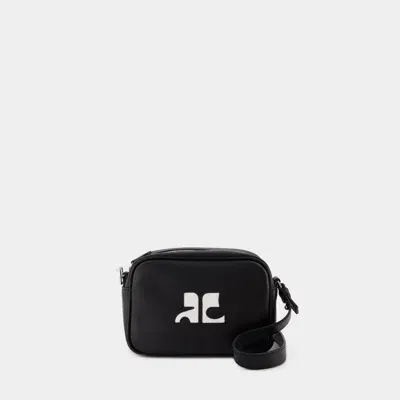 Courrèges Reedition Camera Crossbody - Courreges - Leather - Black