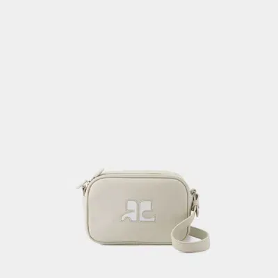 Courrèges Reedition Camera Crossbody - Courreges - Leather - Grey