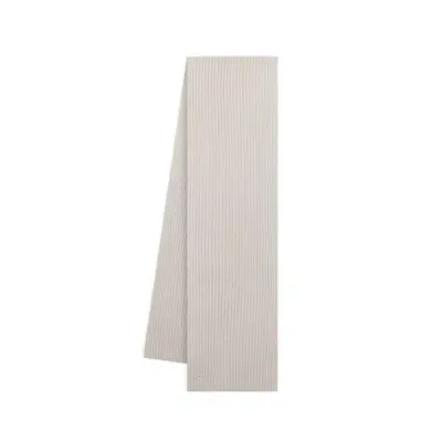 Courrèges Ribbed Scarf In Beige