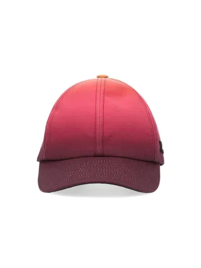 Courrèges 'signature Sunset' Baseball Hat In Orange