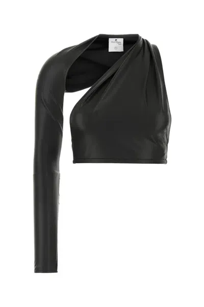 Courrèges Slash Top-s Nd Courreges Female In Black