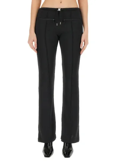 Courrèges Slim Fit Pants In Black