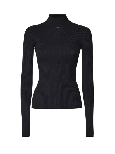 Courrèges Sweaters In Black