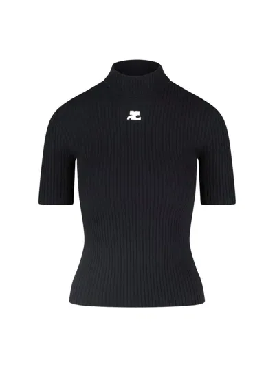 Courrèges Topwear In Black