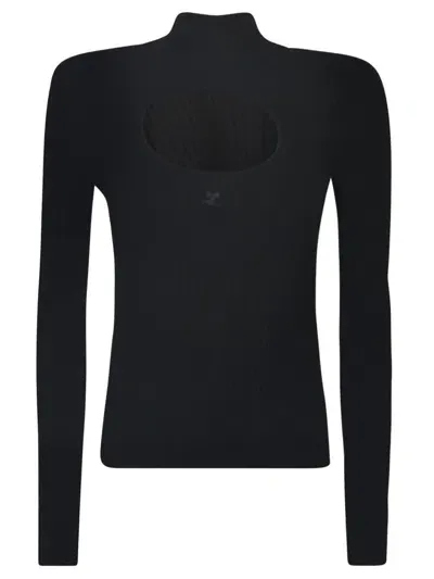 Courrèges Sweaters In Black