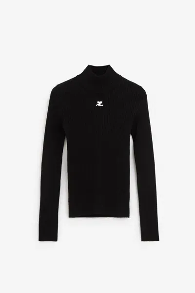 Courrèges Sweaters In Black