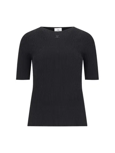 Courrèges Sweaters In Black