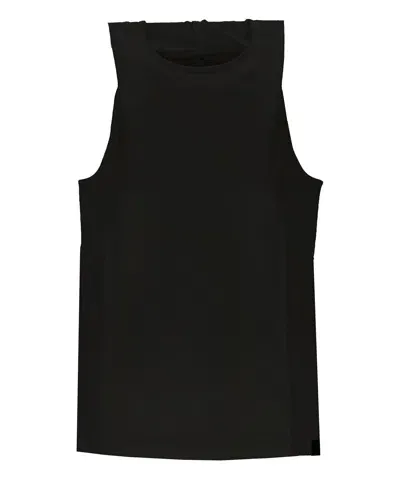 Courrèges Tank Top In Black