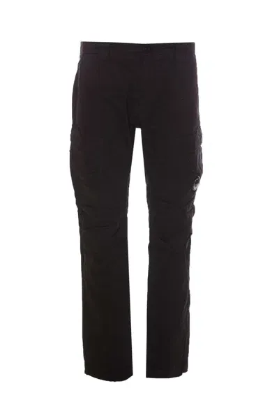 C.p. Company Black Cotton Pants