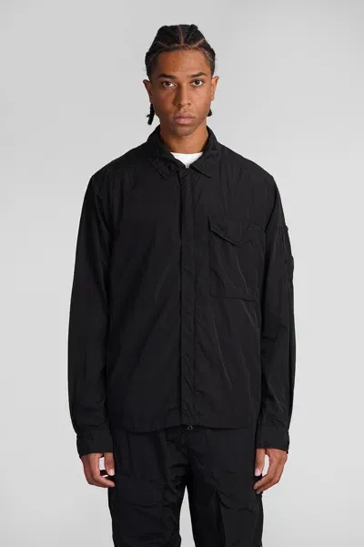 C.p. Company Casual Jacket In Black Polyamide