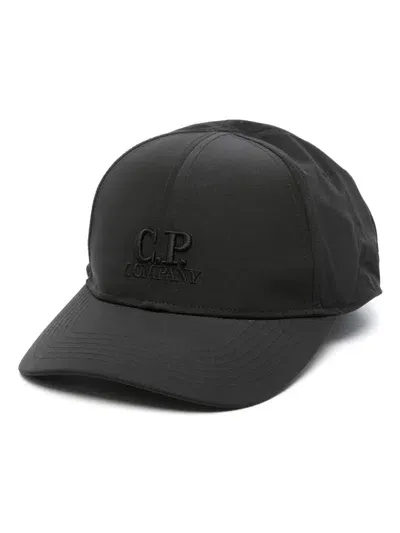 C.p. Company C.p.company Chrome R Goggle Baseball Cap In Black