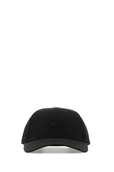 C.p. Company Hats In Black