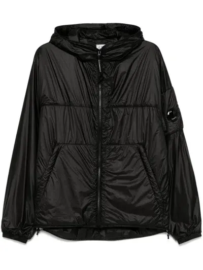 C.p. Company Hooded Jacket In Black