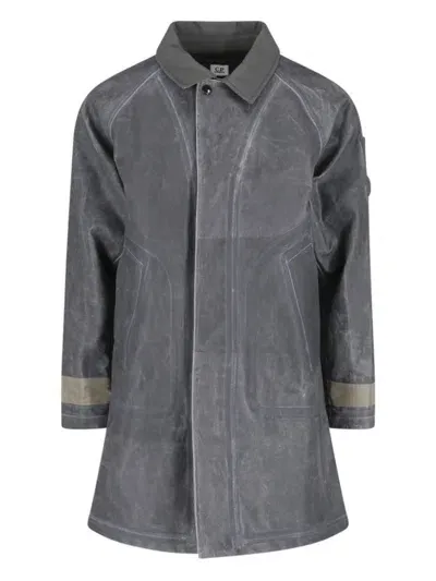 C.p. Company Distressed In Grey