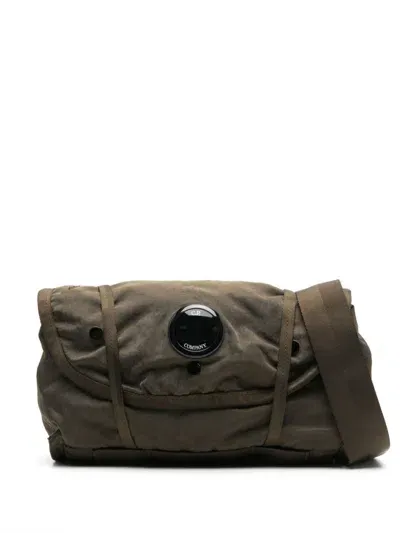 C.p. Company Lens-detail Messenger Bag In Green