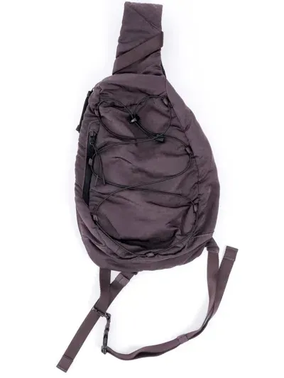 C.p. Company Lens-embellished Backpack In Purple