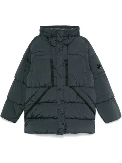 C.p. Company Nycra-r Down Jacket In Blue