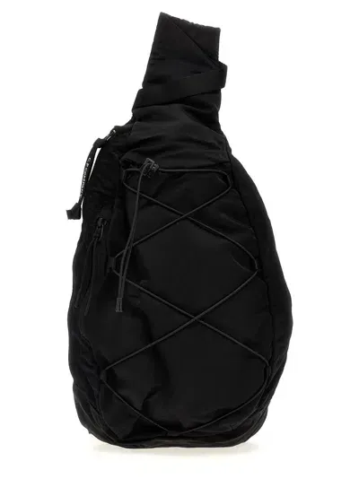 C.p. Company Nylon B Crossbody Rucksack Crossbody Bag In Black