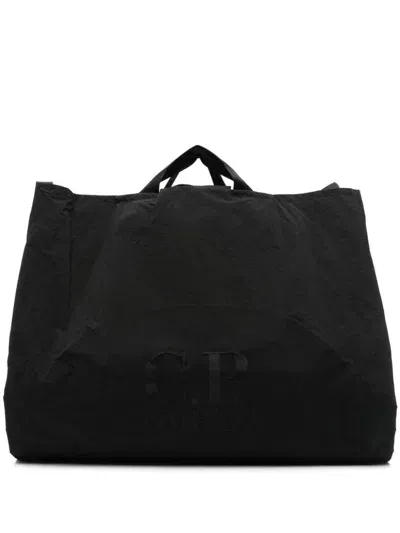 C.p. Company Plain Paper Touch Backpack In Schwarz