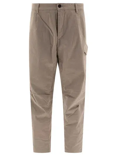 C.p. Company Stretch Sateen Trousers Grey