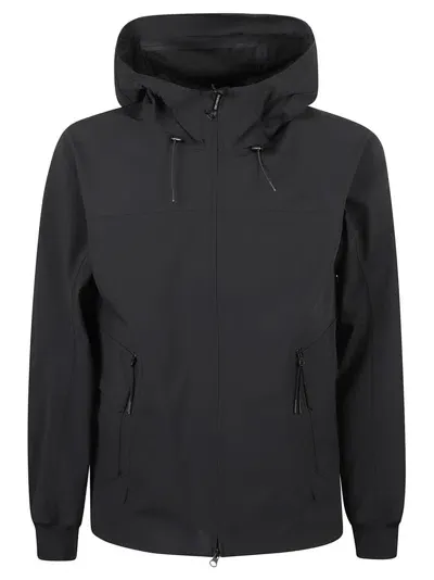 C.p. Company Pocket Zip Windbreaker In Black