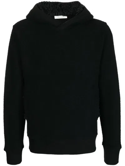 Craig Green Ruched-detail Long-sleeved Hoodie In Black