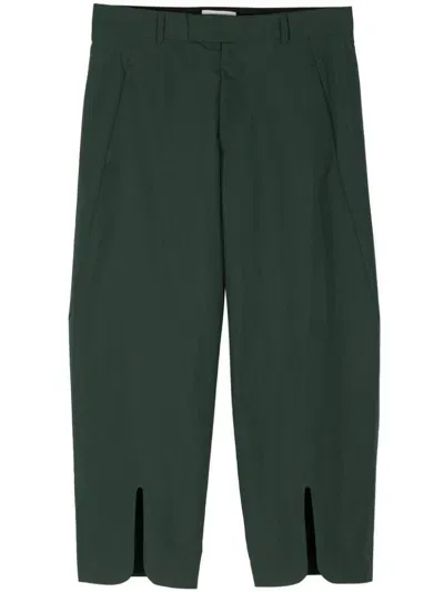 Craig Green Tapered-leg Tailored Trousers In Green