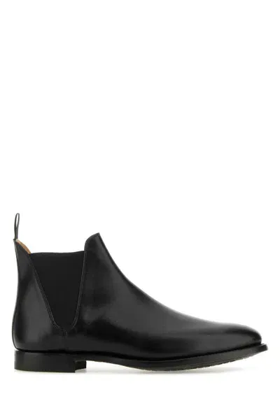 Crockett & Jones Boots In Black