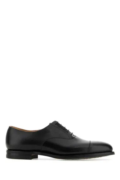 Crockett & Jones Connaught Lace-up Shoes In Black