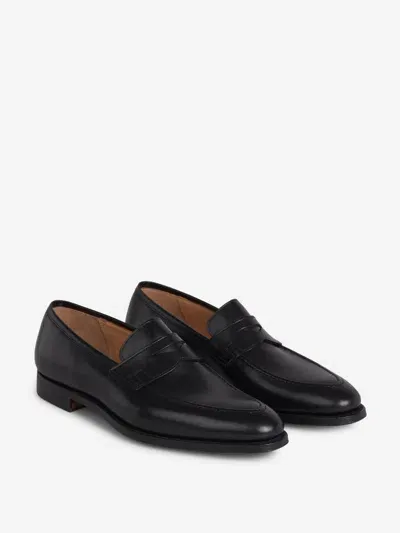 Crockett & Jones Sydney Loafers In Black