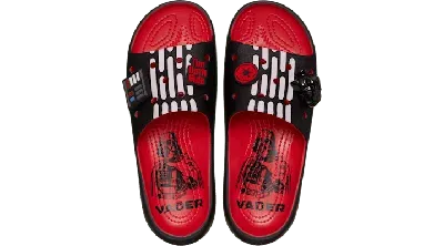 Crocs Star Wars Darth Vader Classic Slide In Varsity Red