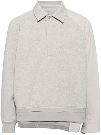 Croquis Asymmetric Hem Sweatshirt In Grey