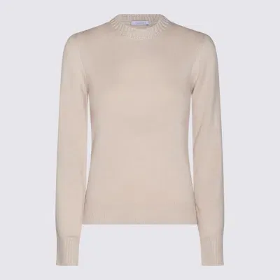 Cruciani Beige Wool Knitwear In Neutral