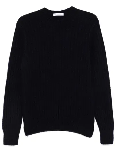 Cruciani Chunky-knit Sweater In Blau