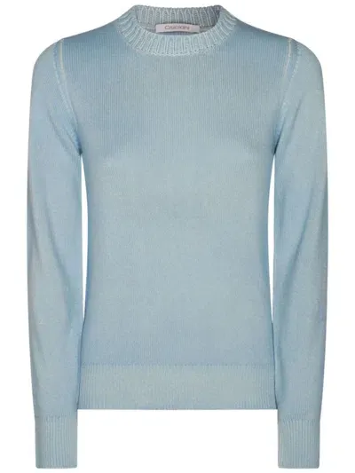 Cruciani Virgin Wool Sweater In Blau