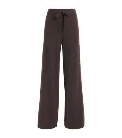 Crush Cashmere Cashmere Hoku Sweatpants In Brown