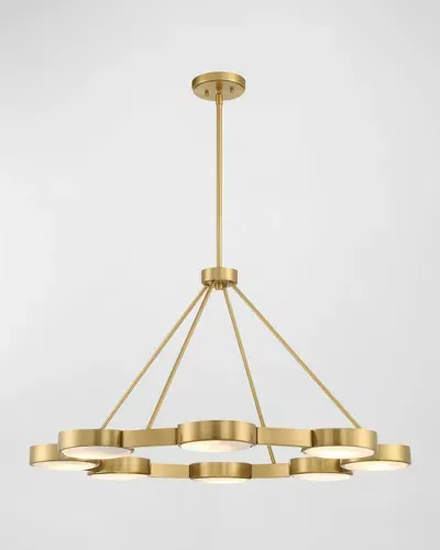 Crystorama Orson 8-light Chandelier In Modern Gold