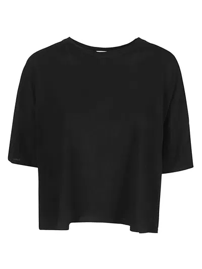 Ct Plage Oversized Cotton T-shirt In Black