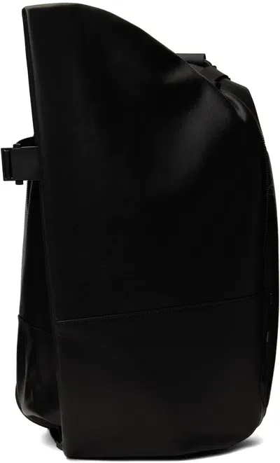 Côte And Ciel Black Isar M Alias Backpack In Agate Black