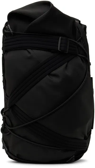 Côte And Ciel Black Ladon Braided Backpack