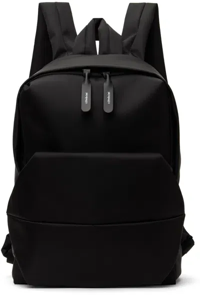 Côte And Ciel Black Sava Sleek Nylon Backpack